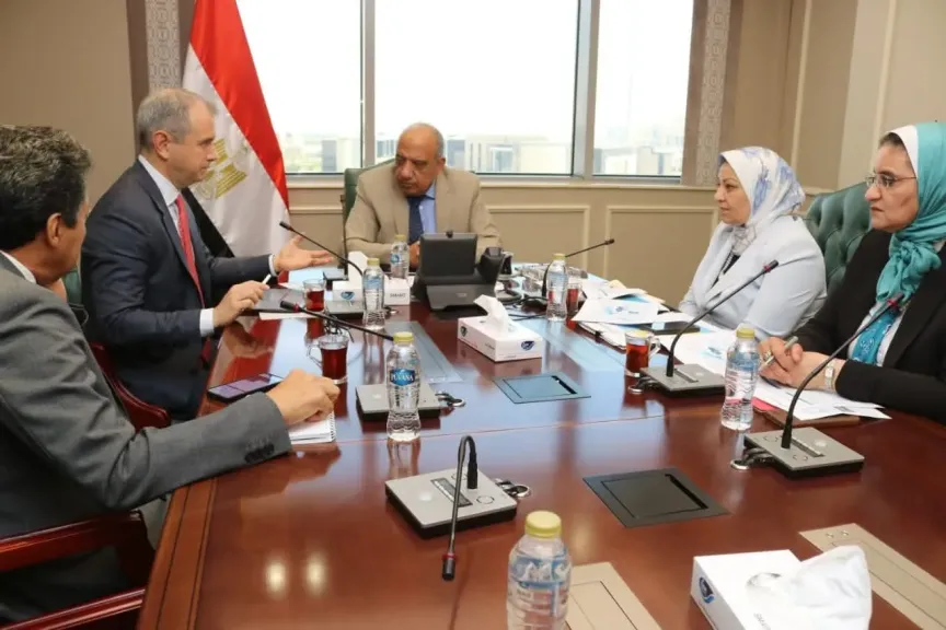 وزير الكهرباء والطاقة المتجددة يبحث مع مسئولي شركة الكازار الإماراتية تعزيز التعاون