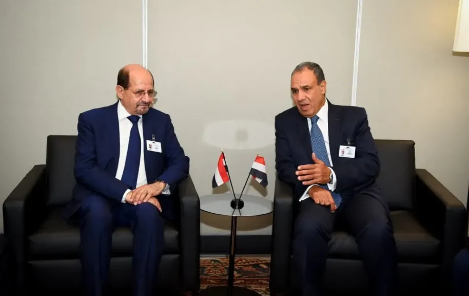 وزير الخارجية يلتقي وزير خارجية الجمهورية اليمنية على هامش أعمال الجمعية العامة للأمم المتحدة