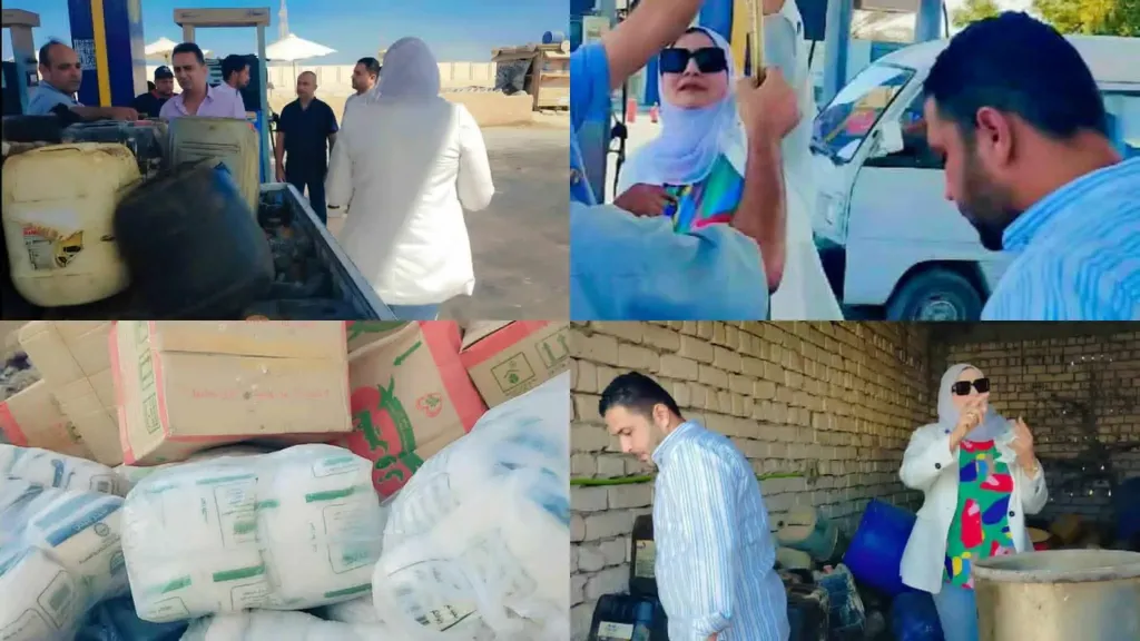 تموين مطروح تضبط 6.5 طن سولار وسلع غذائية قبل بيعها في السوق السوداء