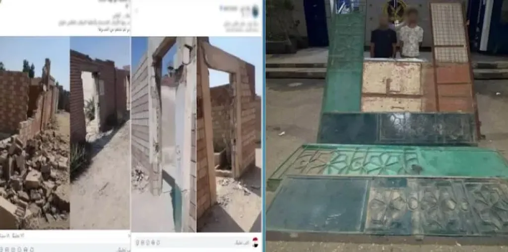 عايزين يشتروا شابو.. القبض على المتهمين بسرقة الأبواب الحديدية بمقابر حلوان