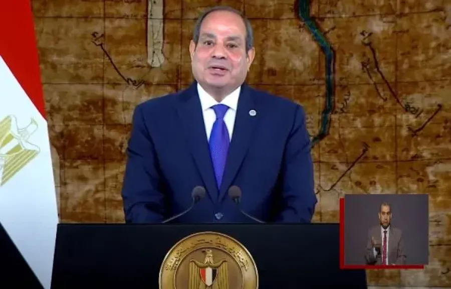 الرئيس السيسي: السلام الحقيقى في الشرق الأوسط لن يتحقق إلا بقيام الدولة الفلسطينية المستقلة