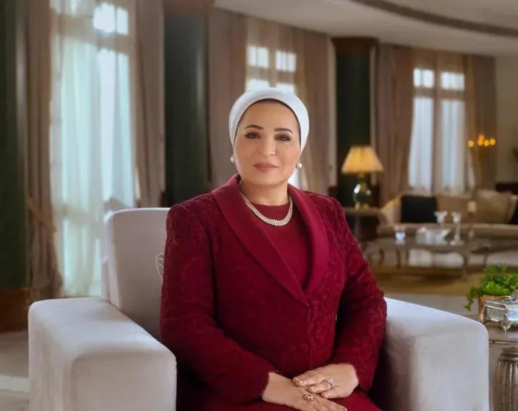 السيدة انتصار السيسي: نستلهم من روح أكتوبر معاني التضحية والانتماء