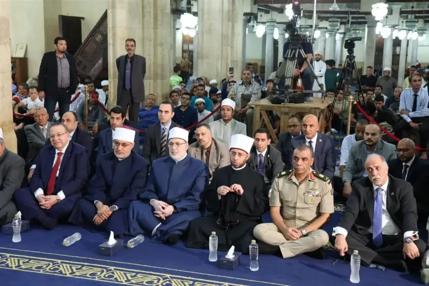 وزير الأوقاف يشهد احتفال الأزهر الشريف بالذكرى الثانية والخمسين لانتصارات أكتوبر المجيدة