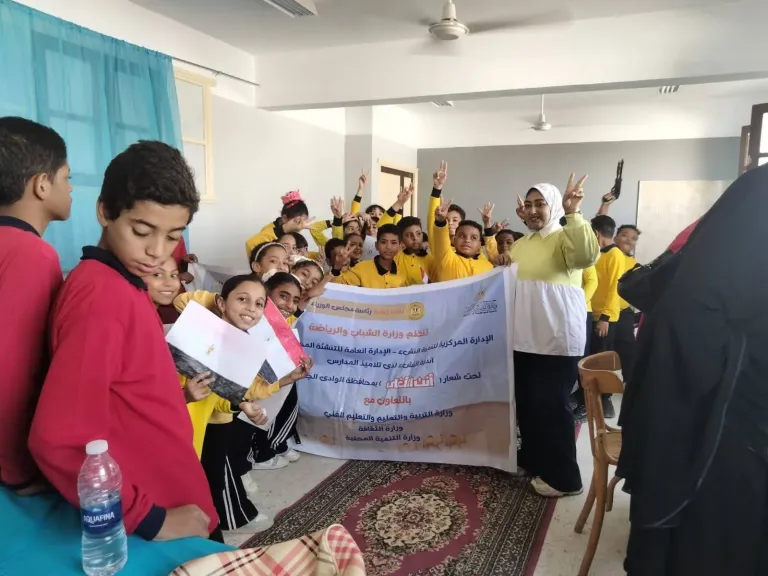 وزارة الشباب والرياضة تواصل تنفيذ برنامج ”أندية النشء” بالوادي الجديد