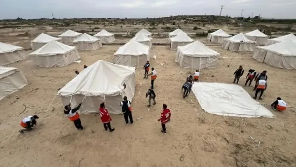 اللجنة المصرية لإغاثة أهالي غزة: أنشأنا 11 مخيما في جنوب القطاع