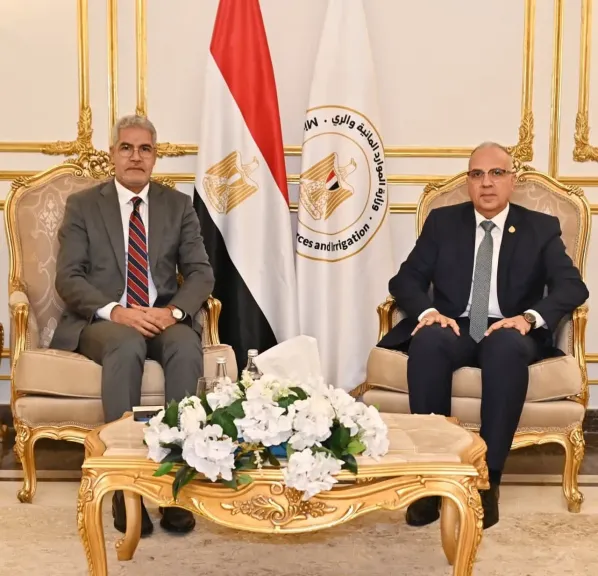 وزير الزراعة يلتقي نظيره الموريتاني ضمن فعاليات ”أسبوع القاهرة الثامن للمياه“