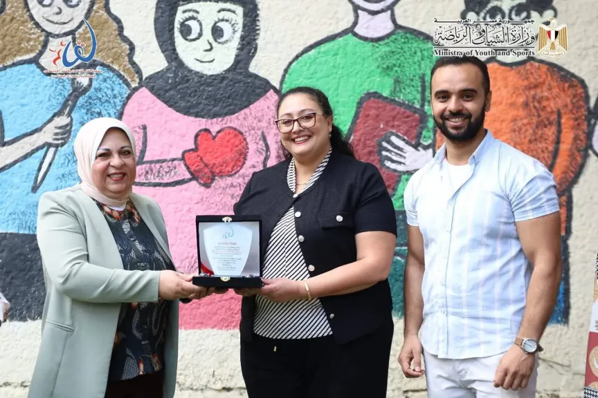 وزارة الشباب والرياضة وجمعية لقاء للتضامن والعمل الاجتماعي تتفقدان المساحة الصديقة داخل مركز شباب عين شمس