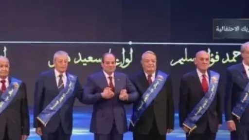 الرئيس السيسي : كل التحية لأبطال حرب اكتوبر ويوم جميل نلتقي بأبطال صنعوا وأعادوا العزة لمصر