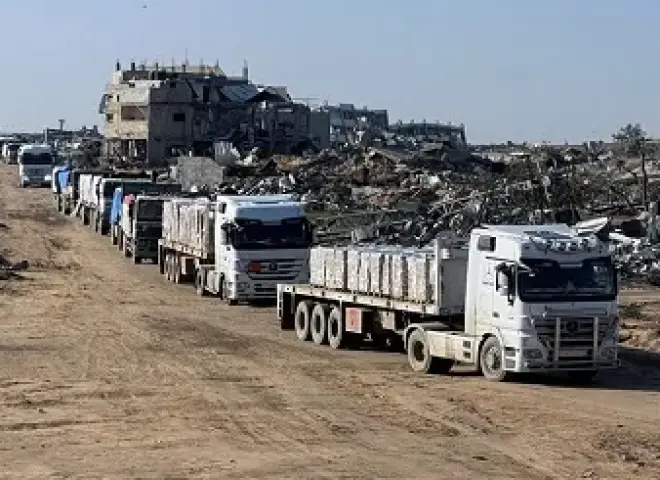 مسئولون إسرائيليون: إعادة فتح المعابر واستئناف إيصال المساعدات لغزة