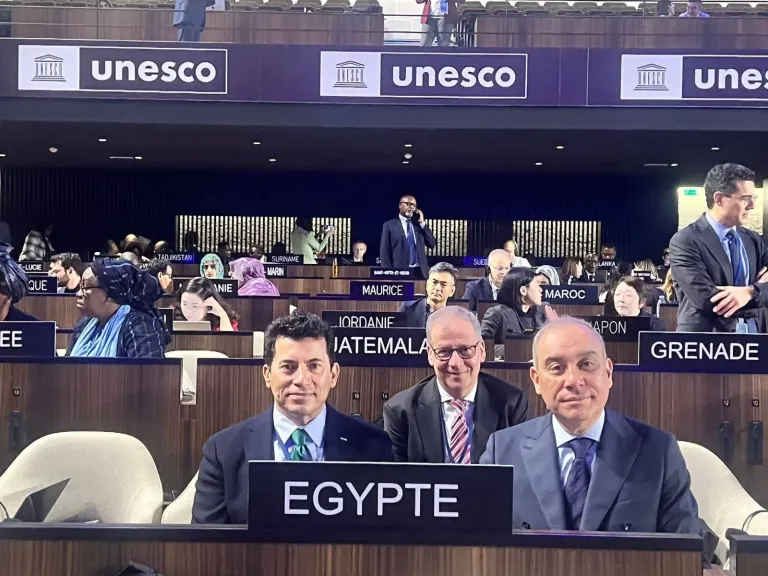 وزير الشباب والرياضة يشهد إطلاق فعاليات الدورة العاشرة لمكافحة المنشطات بمقر اليونسكو