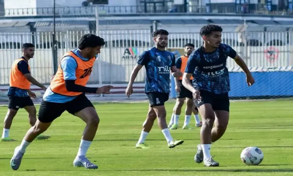 تدريبات بدنية قوية للاعبي الزمالك استعدادًا لمواجهة ديكيداها