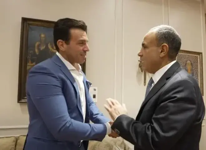 فيديو.. وزير الخارجية: فخور بالانتماء إلى أسيوط.. وأخدت البركة من البابا تواضروس