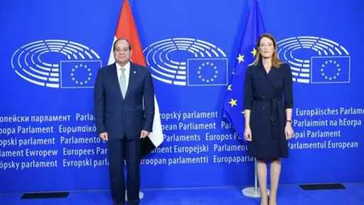 الرئيس السيسي يعرب عن تقديره لدور البرلمان الأوروبي الإيجابي لتعزيز الشراكة مع مصر