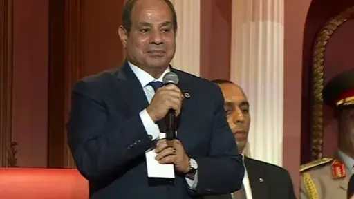 الرئيس السيسي: سيناء أصبحت اليوم متصلة بالدلتا من خلال الأنفاق أسفل قناة السويس الرئيس السيسي: سيناء أصبحت اليوم متصلة بالدلتا من خلال الأنفاق أسفل قناة السويس