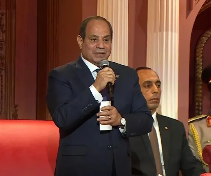 السيسي: الفترة الماضية كنا نسعى لتقليل معاناة الفلسطينيين والحسابات كانت دقيقة.. والحمد... السيسي: الفترة الماضية كنا نسعى لتقليل معاناة الفلسطينيين والحسابات كانت دقيقة.. والحمد لله ربنا ساعد وسند