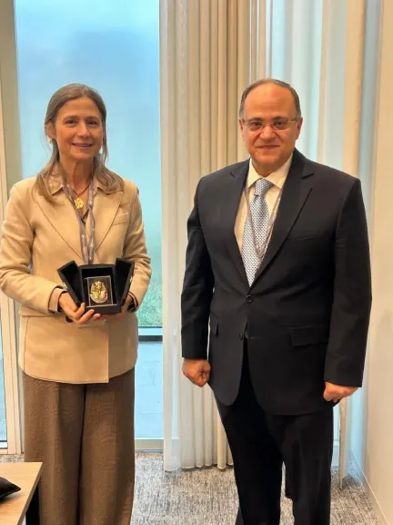 رئيس هيئة الدواء المصرية يبحث سبل التعاون مع وكالة الأدوية الإسبانية رئيس هيئة الدواء المصرية يبحث سبل التعاون مع وكالة الأدوية الإسبانية