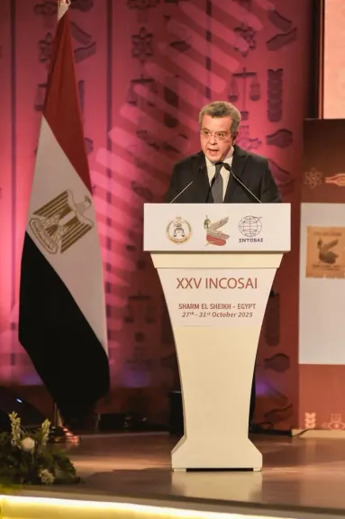 رئيس الجهاز المركزي للمحاسبات في ختام الإنكوساي 25 بشرم الشيخ: “إعلان شرم... رئيس الجهاز المركزي للمحاسبات في ختام الإنكوساي 25 بشرم الشيخ: “إعلان شرم الشيخ” فاتحة لعهد جديد