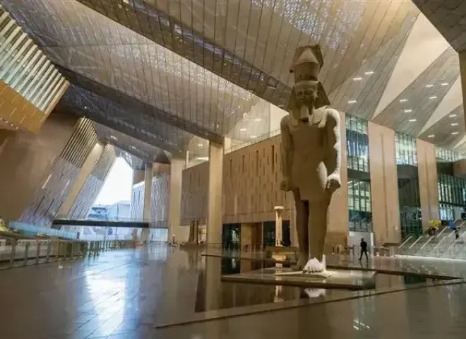 بدء وصول الوفود المشاركة في حفل افتتاح المتحف المصري الكبير بدء وصول الوفود المشاركة في حفل افتتاح المتحف المصري الكبير