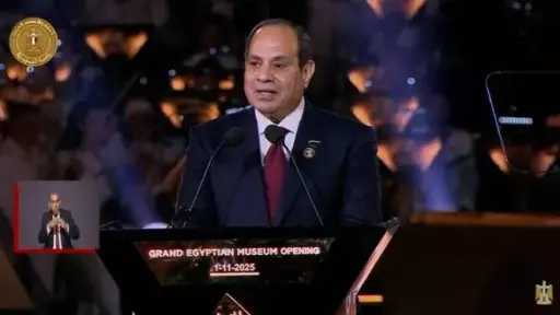 المتحف المصري الكبير.. الرئيس السيسي: نكتب فصلا جديدا من تاريخ الحاضر والمستقبل