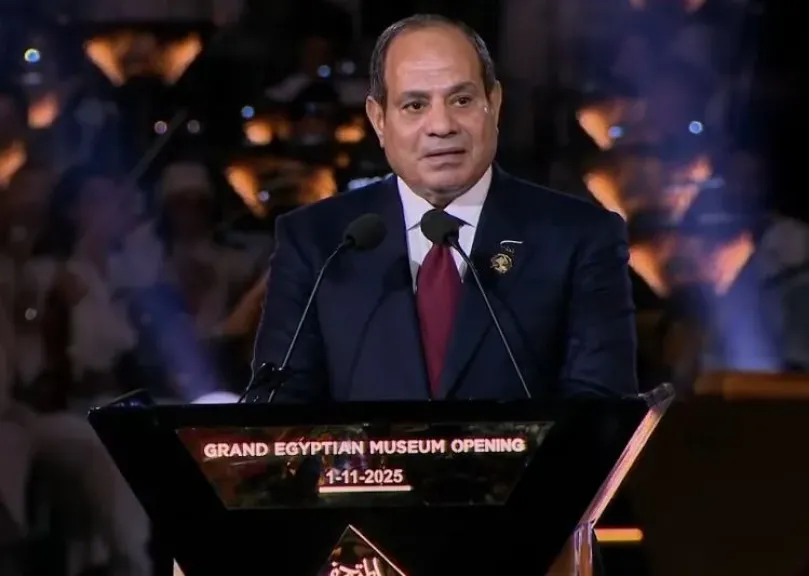 السيسي: المتحف الكبير شهادة على عبقرية المصري الذي نقش على الجدران قصة وطن