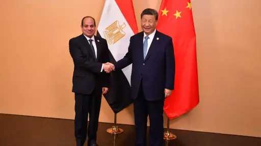 الرئيس الصيني يبعث رسالة تهنئة للسيسي بمناسبة افتتاح المتحف المصري الكبير