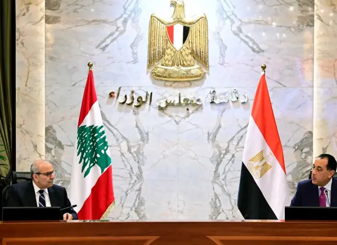 مدبولي: داعمون للجهود السياسية والدبلوماسية التي تستهدف تحقيق الاستقرار السياسي والاقتصادي في لبنان