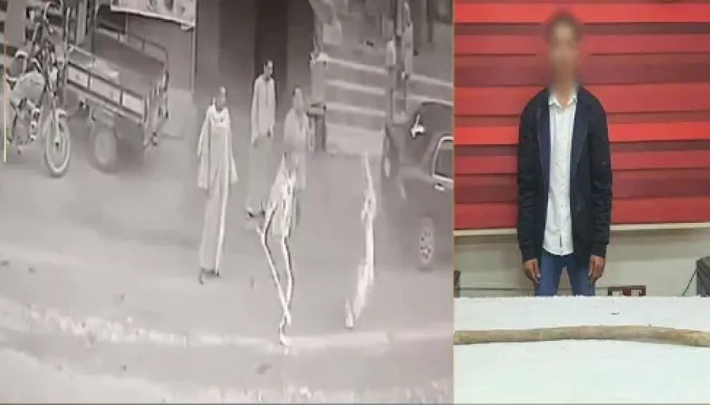 الداخلية تكشف تفاصيل فيديو اعتداء شاب على سيدة بعصا خشبية في الفيوم