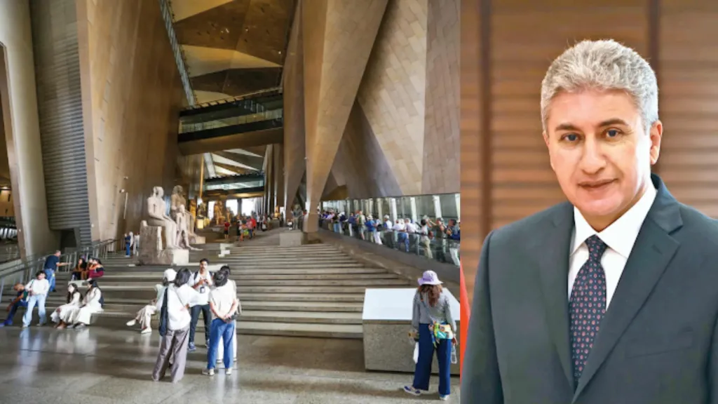 وزير السياحة عن شائعة حجز «جايكا» على إيرادات المتحف الكبير: حزين للرد على كلام فاضي