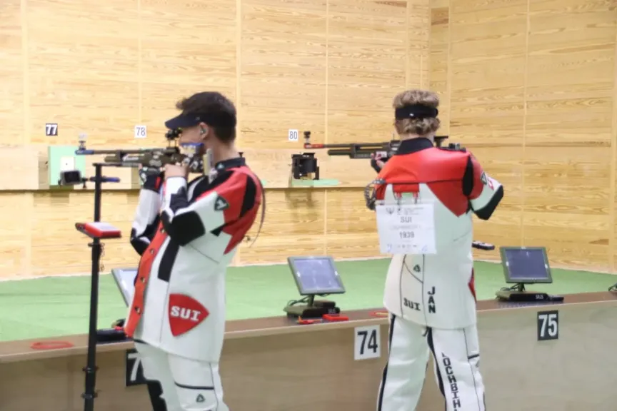 أبطال العالم في ضيافة مصر.. افتتاح رسمي لبطولة الرماية بحضور الدكتور أشرف صبحي ولوتشيانو روسي