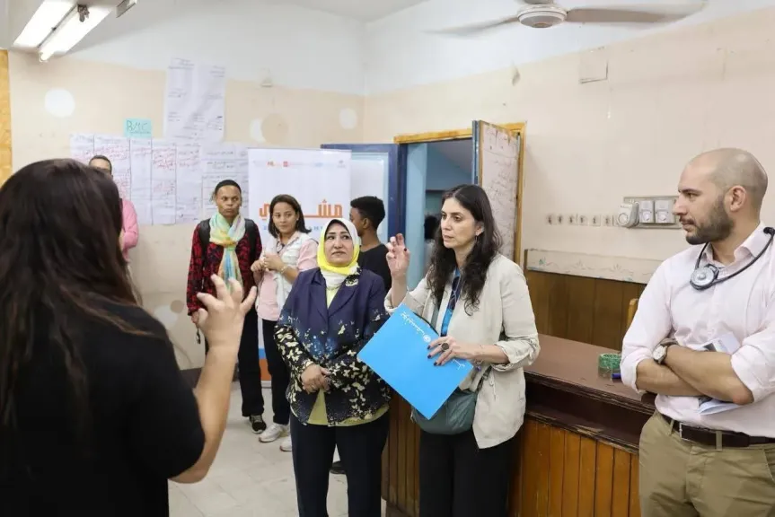 وزارة الشباب والرياضة تستقبل وفد من اليونيسف والوكالة السويسرية للتنمية