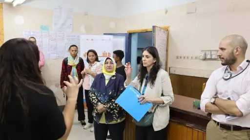 وزارة الشباب والرياضة تستقبل وفد من اليونيسف والوكالة السويسرية للتنمية