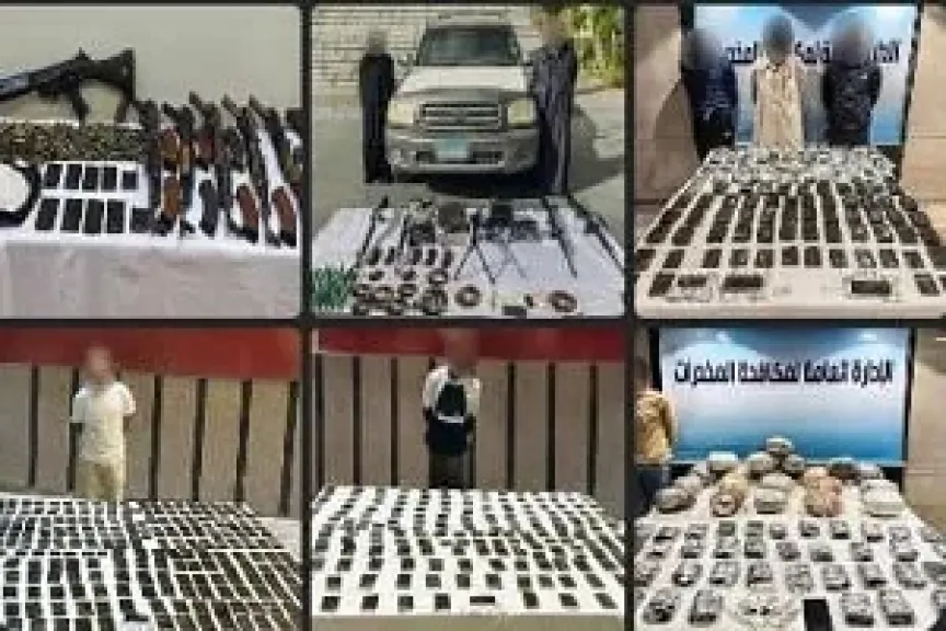 مصرع عنصرين جنائيين شديدي الخطورة وضبط آخرين بحوزتهم مخدرات وأسلحة بـ105 ملايين جنيه في أسوان