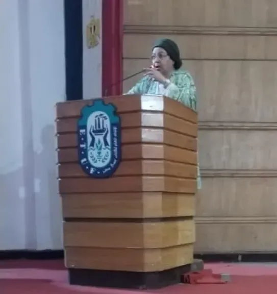 فى كلمتها بمؤتمر  الصناعات الهندسية.. عائشة عبد الهادي : المؤتمر منبراً للحوار الاجتماعي