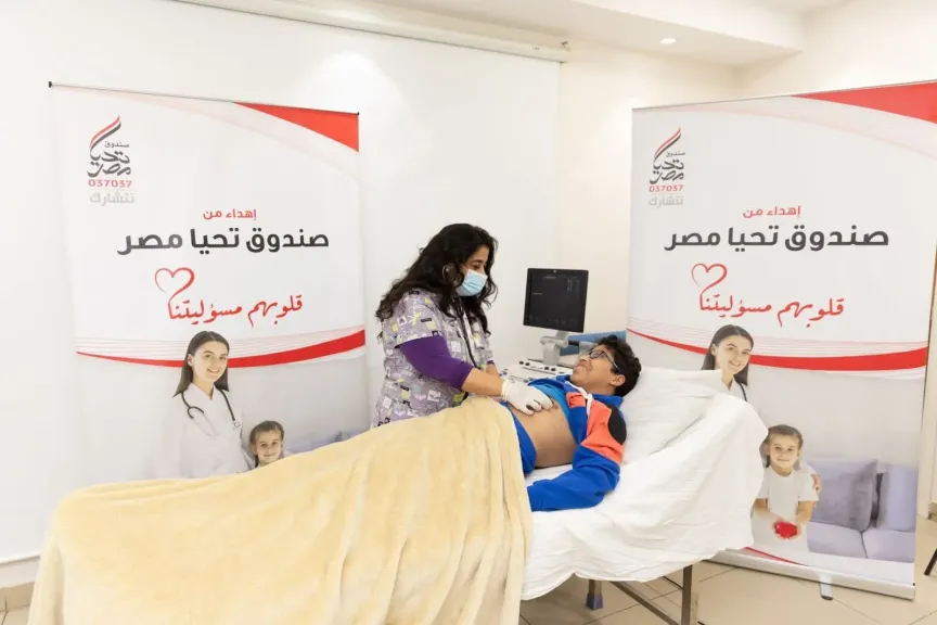 صندوق تحيا مصر يُجري عمليات دقيقة لتركيب الصمام الرئوي للأطفال مجانًا بمستشفي أبو الريش