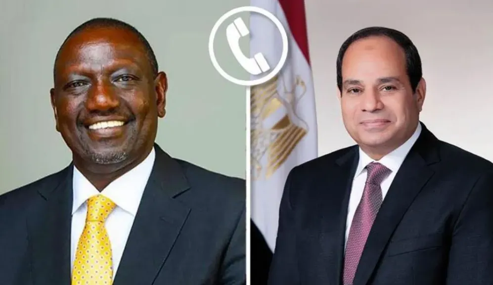 الرئيس السيسي يعزي نظيره الكيني في ضحايا الانزلاق الأرضي ويؤكد دعم مصر الكامل