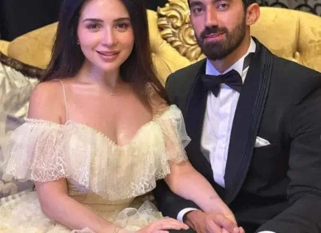 مي عز الدين تعلن زواجها من مدرب اللياقة البدنية أحمد تيمور