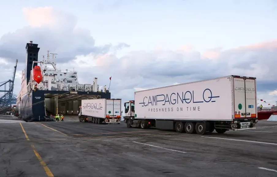 ميناء دمياط: استمرار حركة البضائع عبر خط الرورو