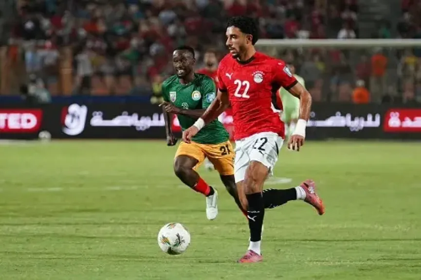 مرموش يشارك في تدريبات منتخب مصر قبل مواجهة كاب فيردي