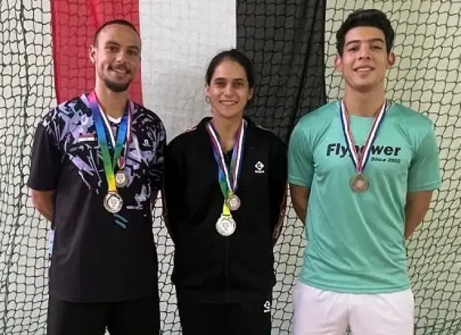 مصر تحصد 3 ميداليات ببطولة زامبيا الدولية للريشة الطائرة