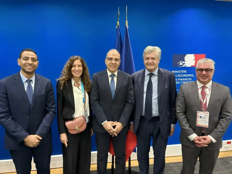 وزير الري يبحث مع عدد من ممثلي الشركات الفرنسية