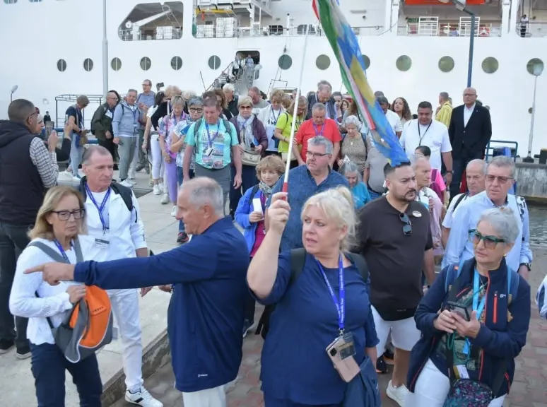 وزارة الشباب تشارك للمرة الثانية في استقبال السفينة «MSC Armonia»