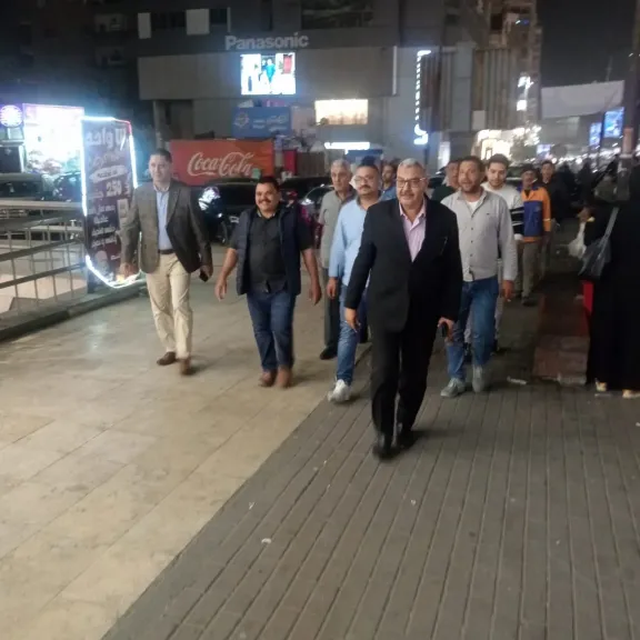 اللواء طارق النبوي يقود حملة مكبرة بطريق النصر وعباس العقاد