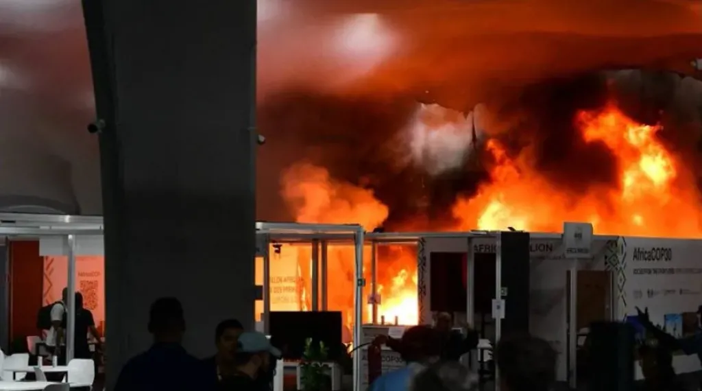 مسئولون: اندلاع حريق بمبني بمقر قمة المناخ بالبرازيل