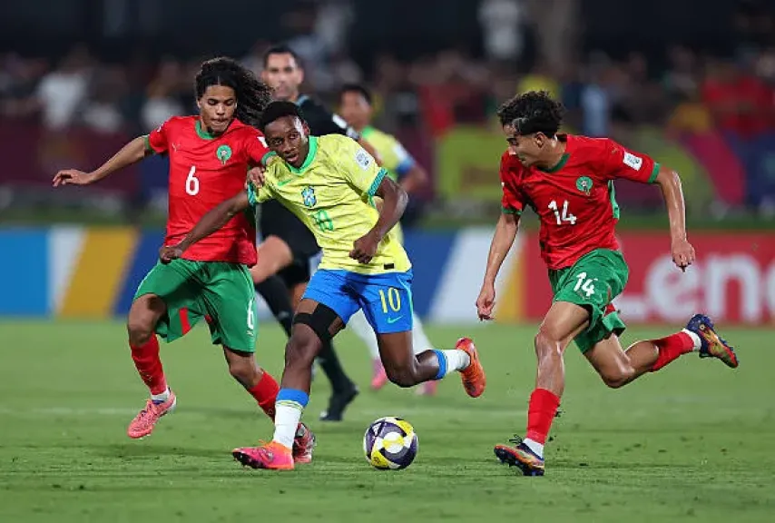 كأس العالم للناشئين.. المغرب يودع ربع النهائي أمام البرازيل