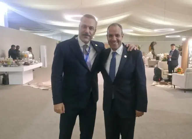 وزير الخارجية يلتقي نظيره التركي بمجموعة العشرين للتباحث حول زيارة أردوغان للقاهرة