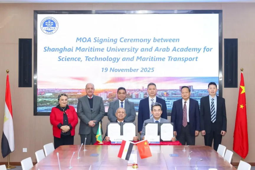 الأكاديمية العربية تجدد التعاون المشترك مع الصين في مجالات التعليم والبحث العلمي والتدريب