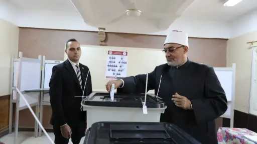 مفتي الجمهورية يُدلي بصوته في انتخابات مجلس النواب لعام 2025