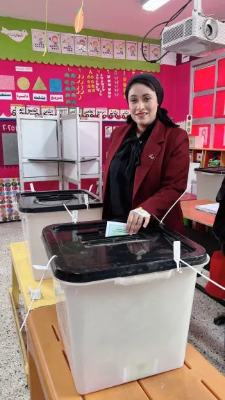 مي سليم تدلي بصوتها وتؤكد .. رسائل الرئيس عززت الطمأنينة وثقتنا في دولة القانون