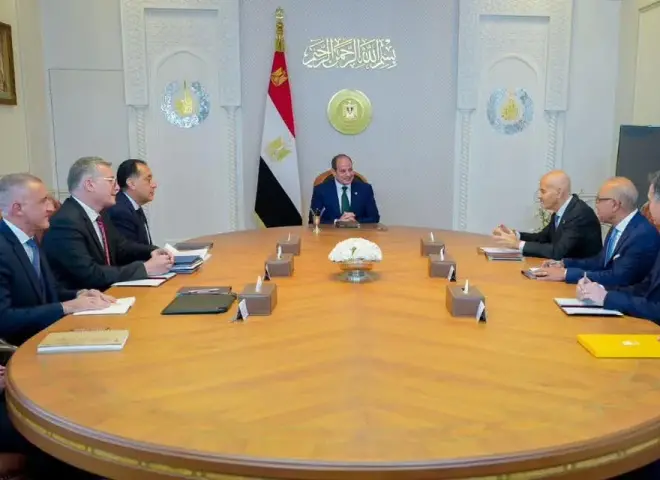 السيسي يشيد بشراكة مصر مع شركة إيني ودورها في توفير 40% من إنتاج الغاز الطبيعي