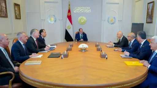 السيسي يشيد بشراكة مصر مع شركة إيني ودورها في توفير 40% من إنتاج الغاز الطبيعي